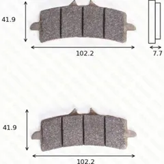 Disc disk brake pads MCB 792 CRQ ECE R90 homologated