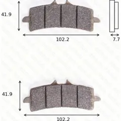 brake pads MCB 792 SCR racing without TÜV approvel