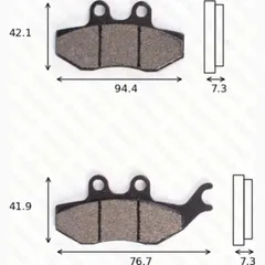 disk brake pads MCB 796