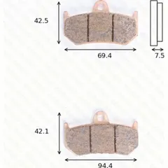 disk brake pads MCB 797 SH