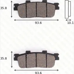 Disc brake padsMCB 800