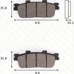 Disc brake pads MCB 800 SRM