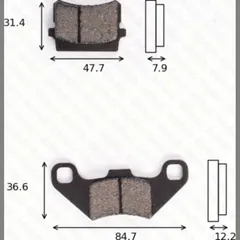 Disc brake padsMCB807