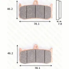 Disc brake padsMCB 816 SV