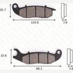 Disc brake padsMC B818