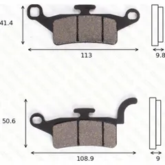 Disc brake pads MCB835