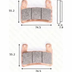 disk brake pads MCB 850 SRQ