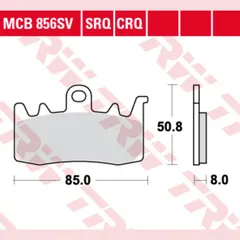 brakepads MCB 856 SV set for one disc