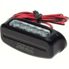LED-licence palte illumination with milled aluminium cover MSH 902