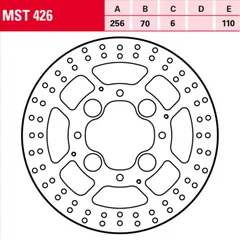 brake disc fixed MST 426