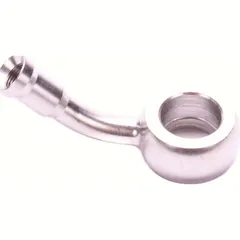Fitting 10,2 mm, 45° gewinkelt, Edelstahl