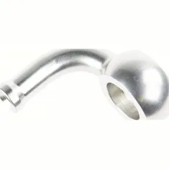 Fitting 10.2 mm, 90° angled, stainless steel