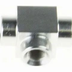 Verteiler MV988, 3 Wege, 90°, Edelstahl.