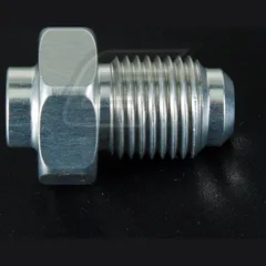 Variofitting M10 x 1,00, male thread fixed, cone 90° = convex + concave, aluminium