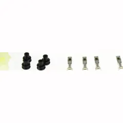 Connector plug 2.2 N 4-pole with plug-in sleeve 2,2