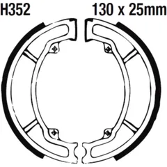 Bremsbacken mit Feder EBC passend für: Honda SH, NSC, PCX