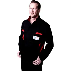 WORK JACKET WITH LOGOS GREY.52