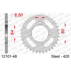 Alu Chain Wheel - Rear Sprocket AFAM 520 - 48t Gun Metal 1161848