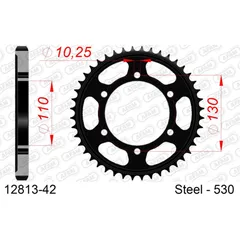 Stahl-Kettenrad AFAM 525 - 42Z Silber 1260642