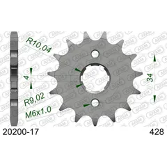 Front Sprocket AFAM 420 - 16t 2010016