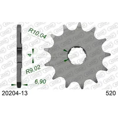 Front Sprocket AFAM 420 - 13t 2010413