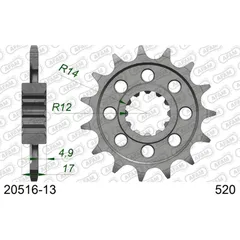Front Sprocket AFAM 520 - 15t 2050015