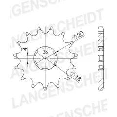 Front Sprocket 520 - 10t