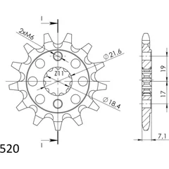 Ritzel 520/12Z 20320A12