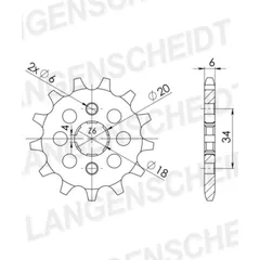 Front Sprocket Supersprox 520/10t 20451-10