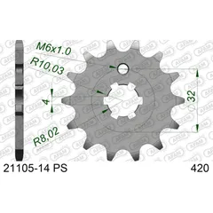 Front Sprocket AFAM 530 - 16t 2060316