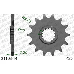 Front Sprocket AFAM 530 - 17t 2060317