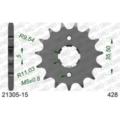 Front Sprocket Supersprox 428/15t 21305-15