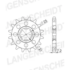 Front Sprocket Supersprox 428/15t 21306-15