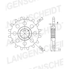 Front Sprocket Supersprox 520/17t 21603-17