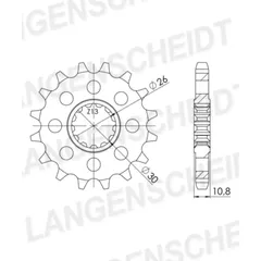 Front Sprocket Supersprox 530/14t 21801-14