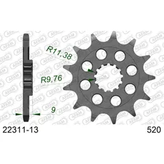 Front Sprocket AFAM 428 - 14t 2220014
