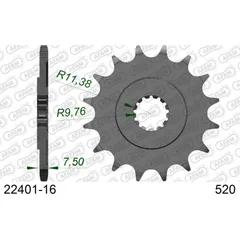 Front Sprocket AFAM 428 - 16t 2220116