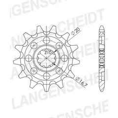 Front Sprocket Supersprox 520/14t 22301-14