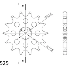 Ritzel 525/15Z 22404A15