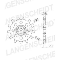Front Sprocket Supersprox 530/15t 22501-15