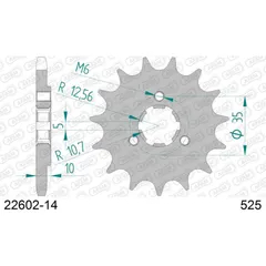 Front Sprocket AFAM 520 - 13t 22405+13 24310DN13
