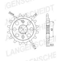 Front Sprocket Supersprox 520/13t 24501-13
