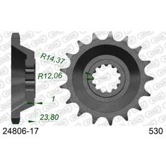 Front Sprocket AFAM 520 - 13t 2450513