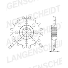 Front Sprocket Supersprox 525/14t 24506-14