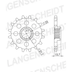 Front Sprocket Supersprox 525/14t 24508-14