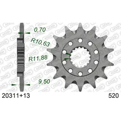 Front Sprocket AFAM 428 - 14t 2020914