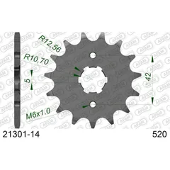 Front Sprocket AFAM 428 - 14t 2120014