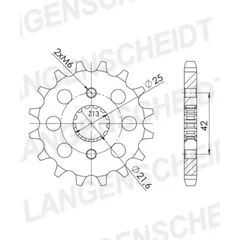 Front Sprocket Esjot 530 - 17t