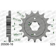 Front Sprocket AFAM 520 - 13t 20324+13 29019DN13
