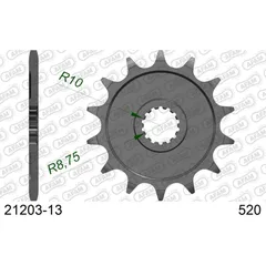 Front Sprocket AFAM 520 - 17t 2061317